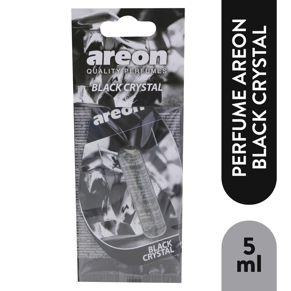 Aromatizante Papel Líquido Black Crystal Areon para Carro