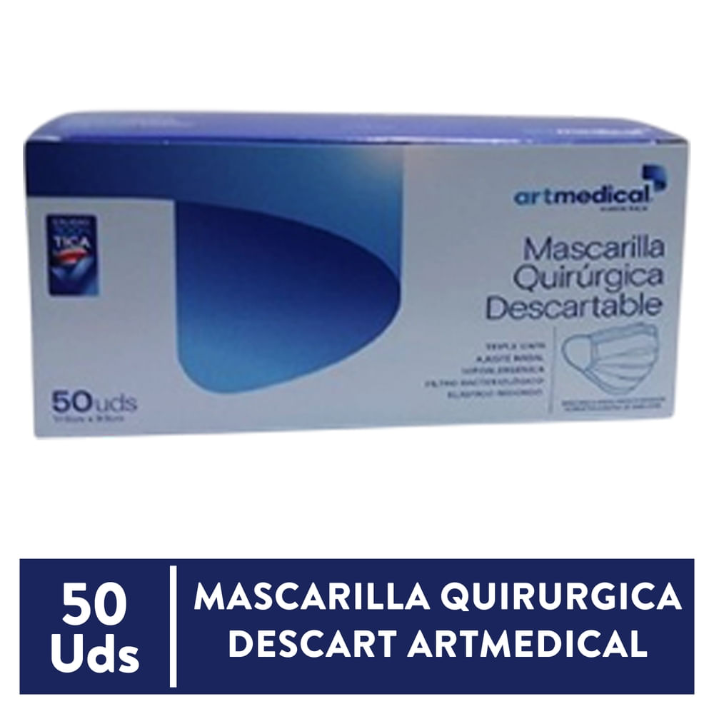 Mascarilla Abbott quirurgica - 50 Uds