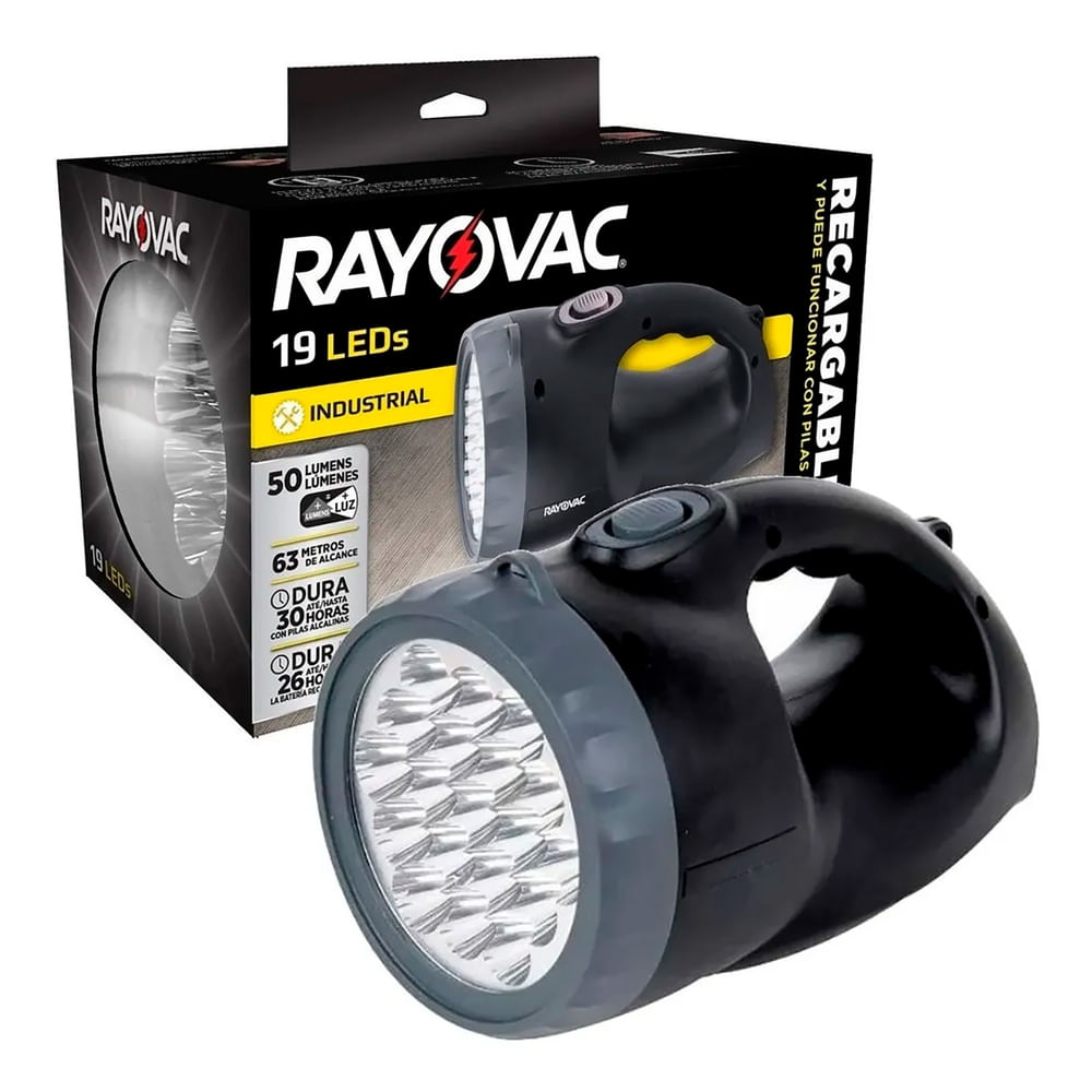 Linterna Rayovac de Mano 63 mts de alcance 19 Led - unidad