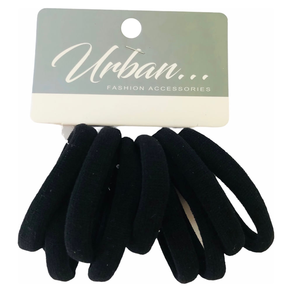 Liga Shalom Para Cabello Gruesa Negra Dama - 1 Unidad