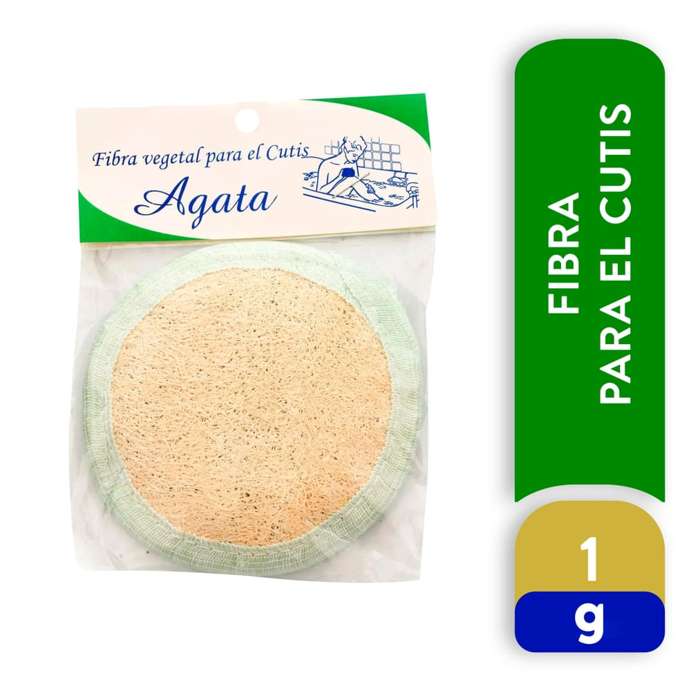 Fibra vegetal Agata para el cutis