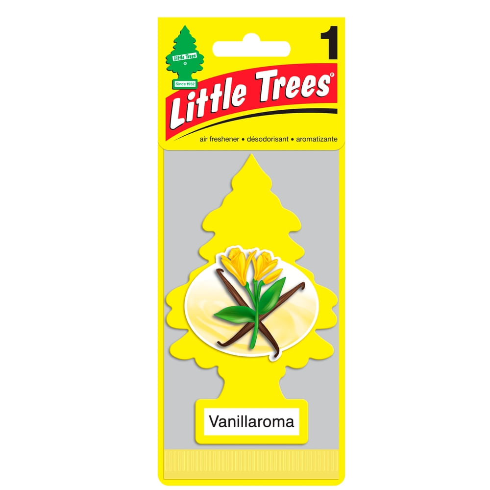 Aromatizante para carro Little Trees aroma Vainillaroma - 1 Pza