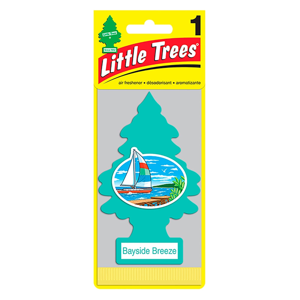 Aromatizante Little Tree para Auto Pinito Brisa de Bahia - 1 Pack