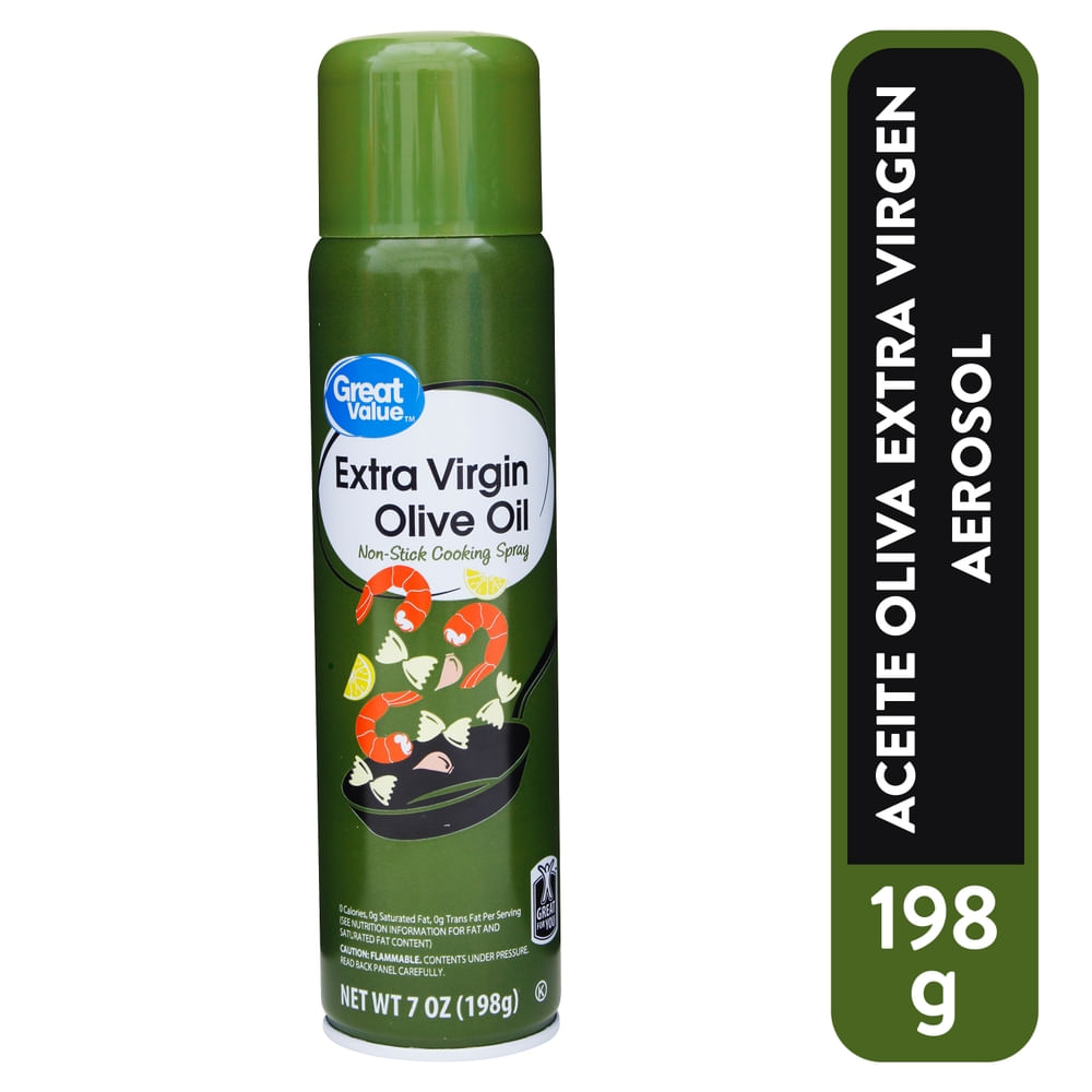 Aceite De Oliva Great Value Extra Virgen En Spray - 198 g