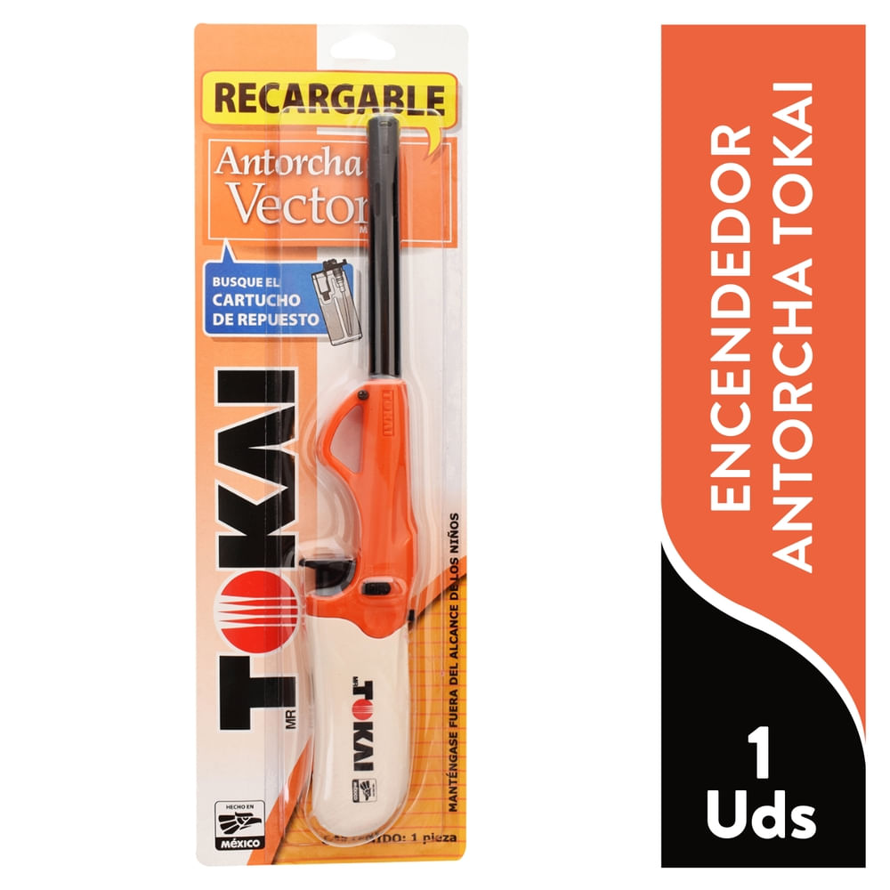 Encendedor Tokai Antorcha Vector Recargable - unidad