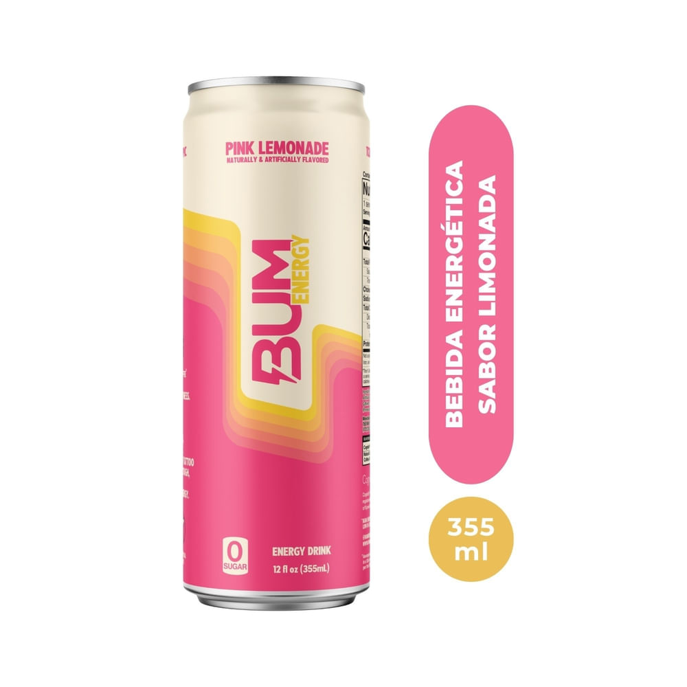 Raw Pink Lemonade 12oz 355ml