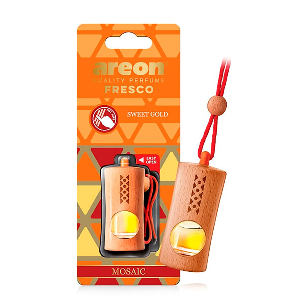 Aromatizante Para Carro Areon Mosaico Sweet Gold