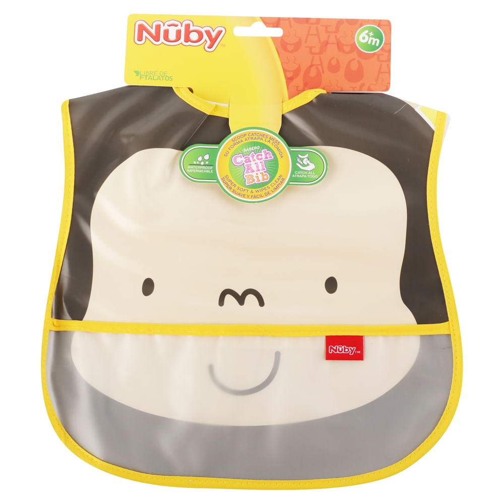 Accesorios De Lactancia Nuby Babero Animalitos Atrapatodo Nuby