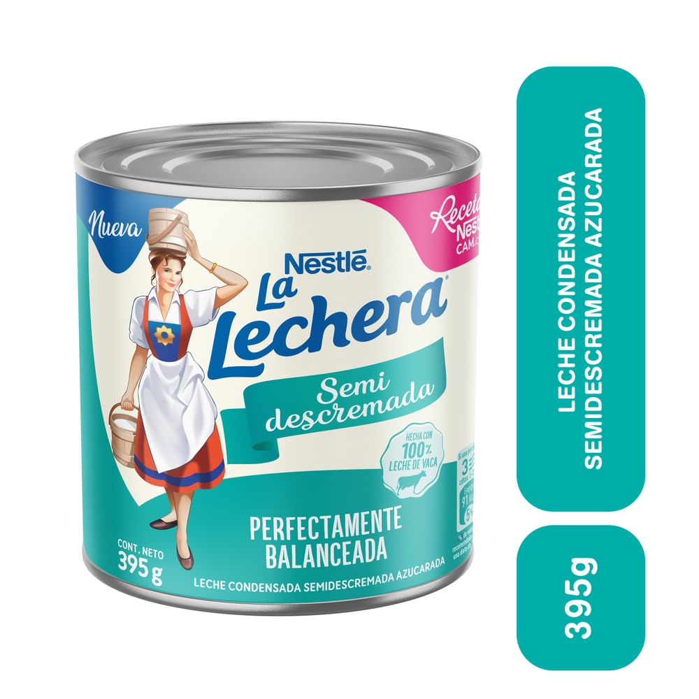 Leche Condensada La Lechera Semi descremada - 395 g