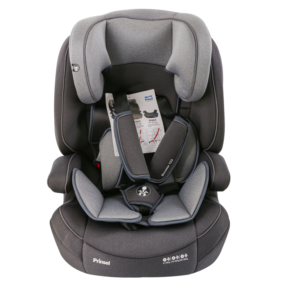 Autoasiento Prinsel 123booster color gris - 1 Pza