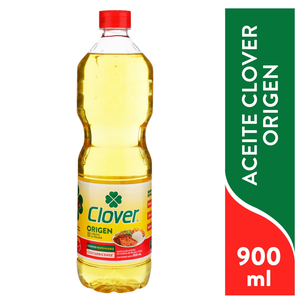 Aceite Clover origen del fruto de la palma - 900 ml