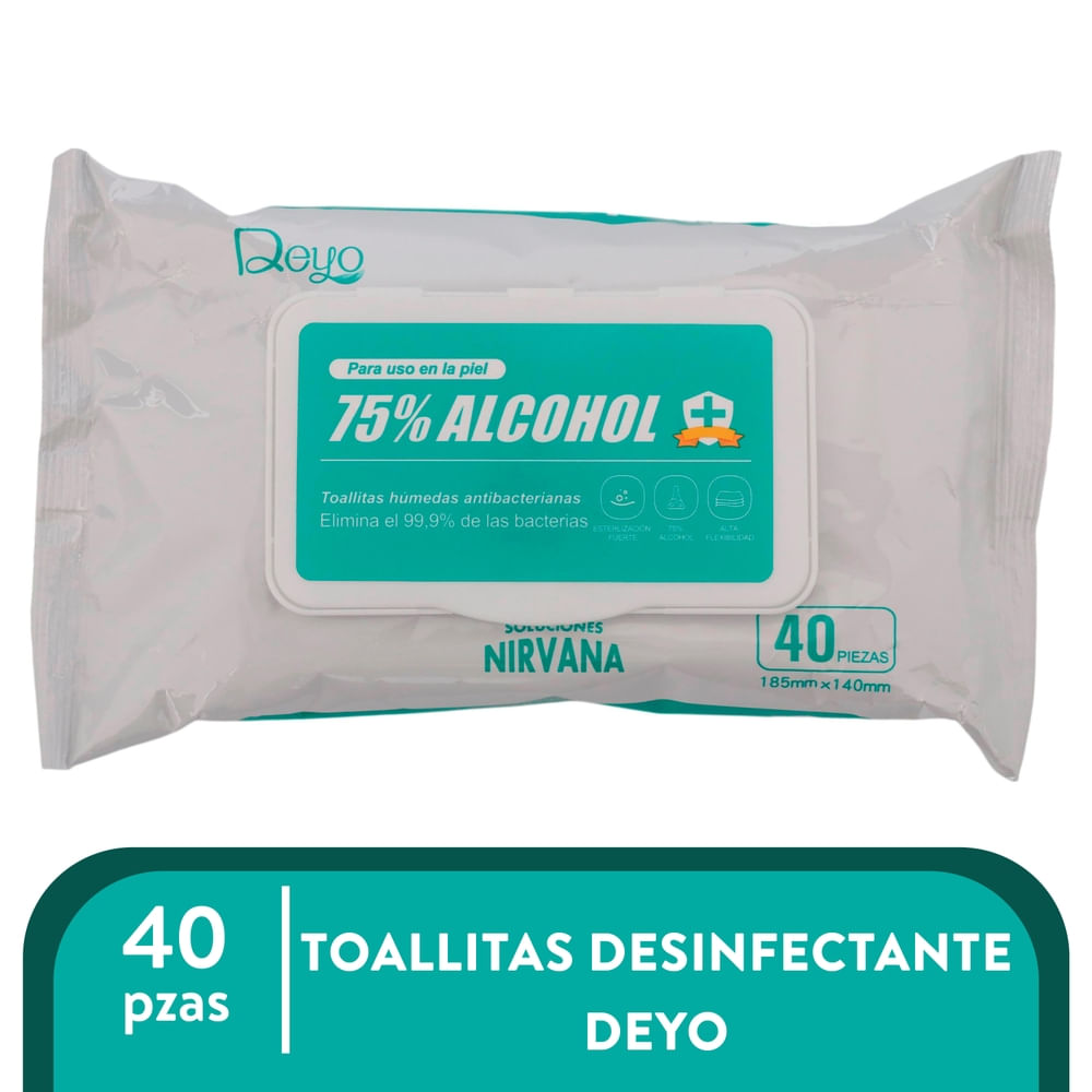 Toallitas húmedas Deyo antibacterianas - 40 Uds