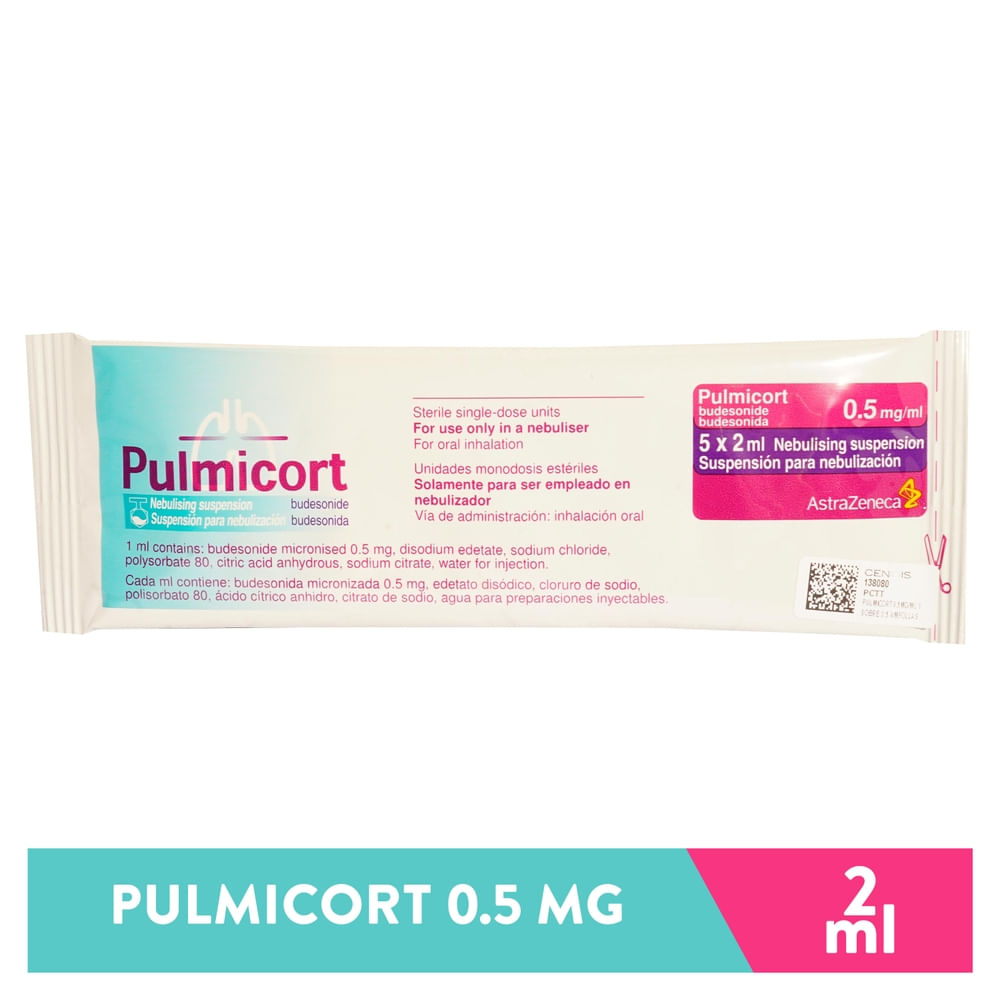 Pulmicort 0.5 Mg (precio por unidad)