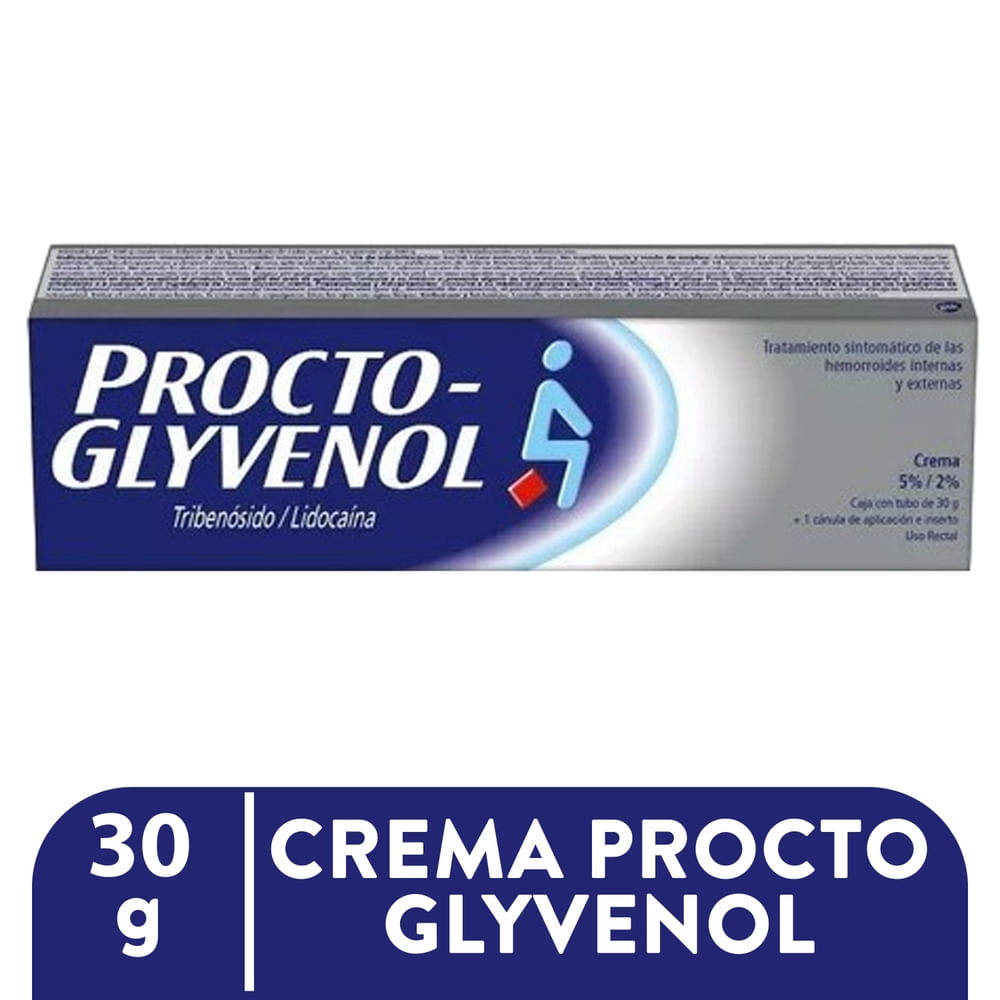 Crema Procto Glyvenol tratamiento local para hemorroides - 30 g