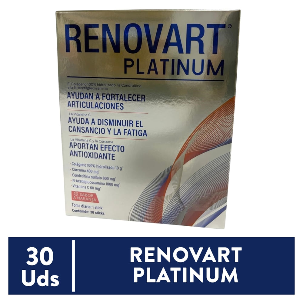 Renovart platinum sabor naranja caja 30 sticks