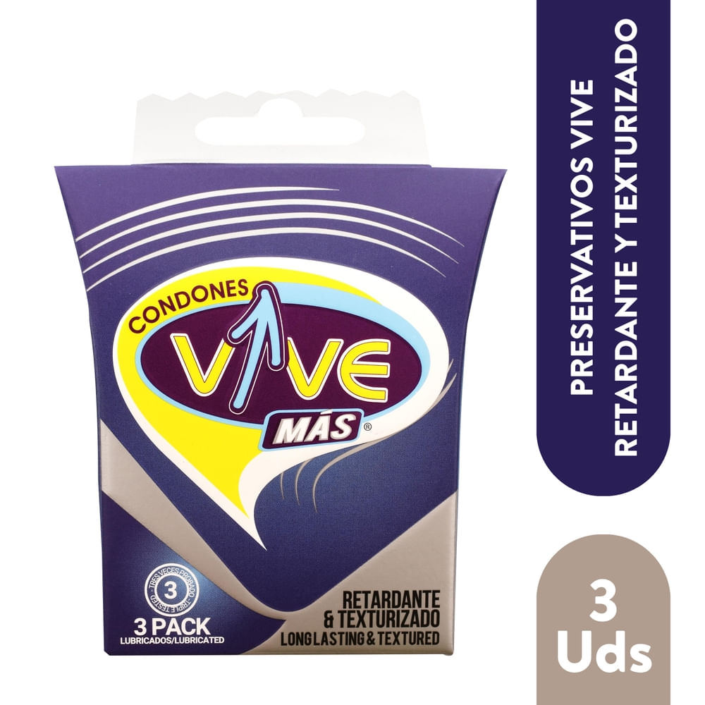 Preservativo Vive retardante caja 3 Uds