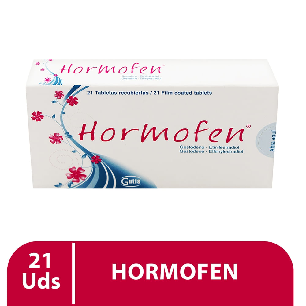 Anticonceptivo Hormofen caja 21 comprimidos