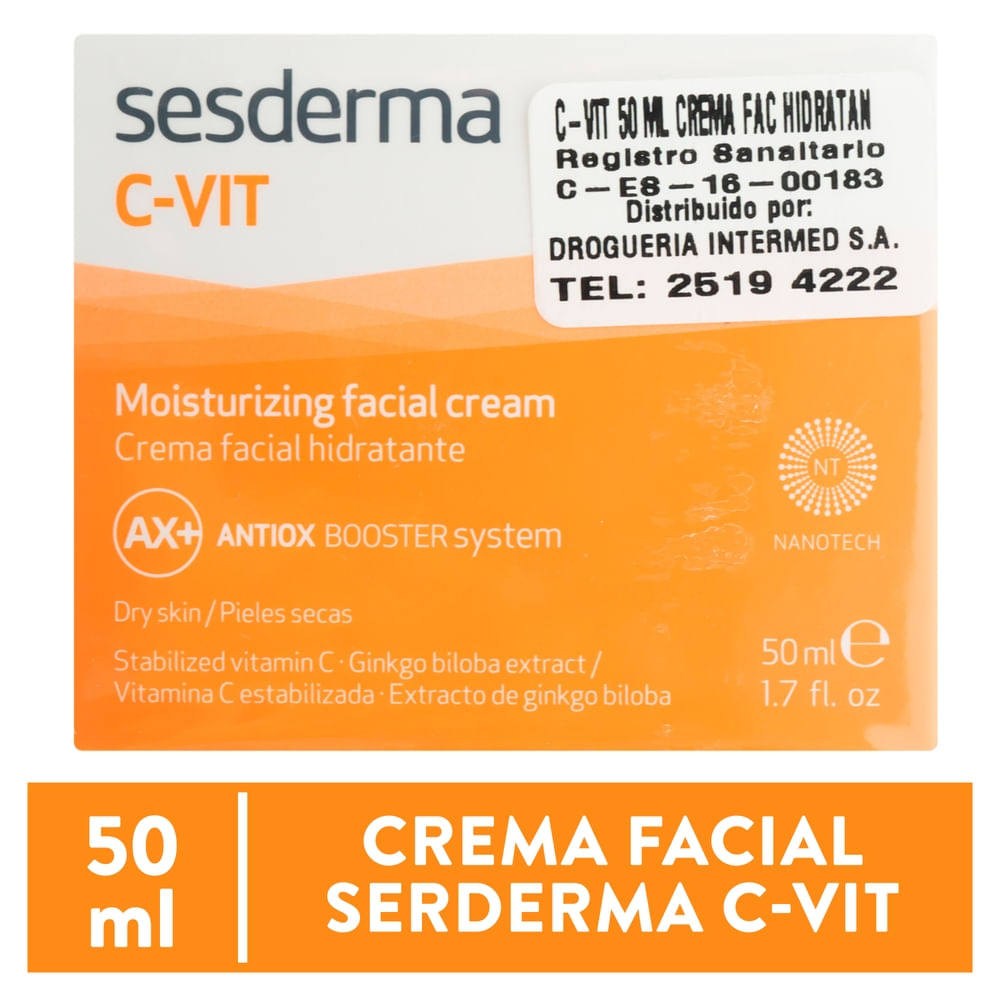 Facial Sesderma Cvit Moisturizing - 50 ml