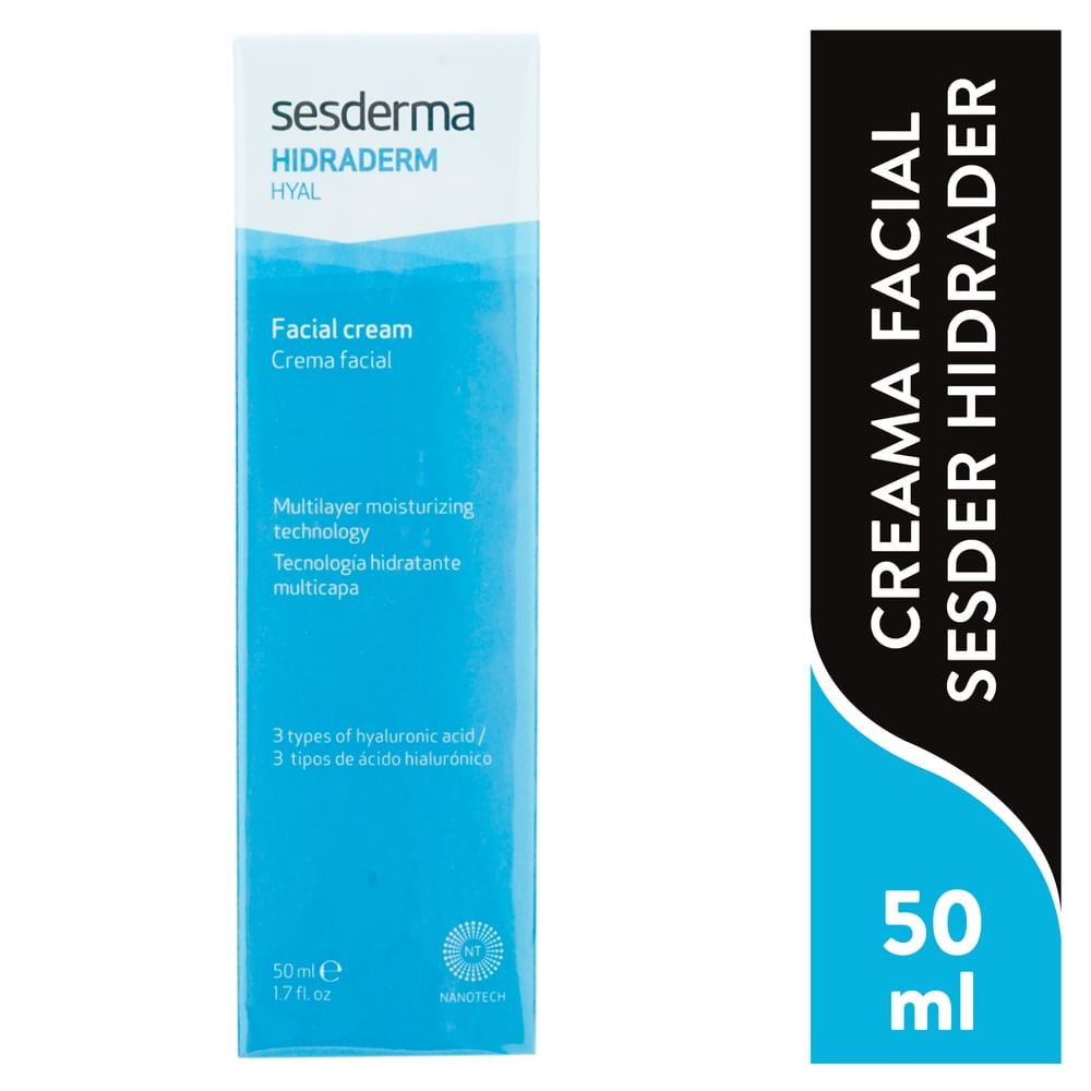 Crema facial Sesderma hidrader hyal - 50 ml