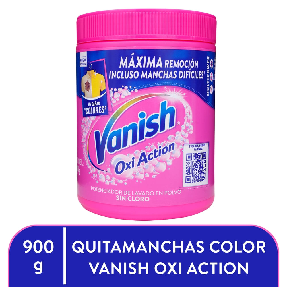 Quitamanchas  Vanish en Polvo para Ropa de Color -900 g
