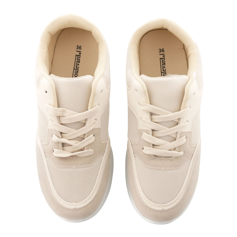 Zapatilla Boulevard para mujer beige