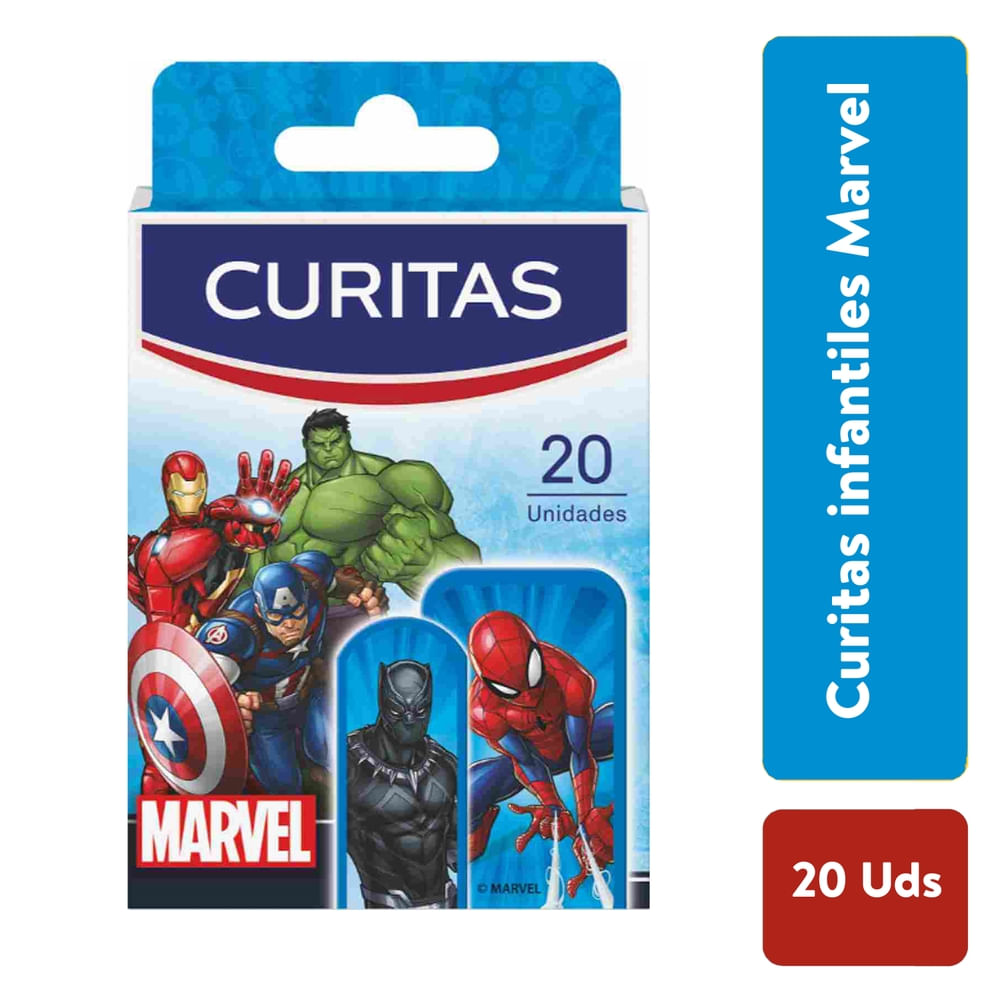 Kids Marvel Curitas 20uds Unidad