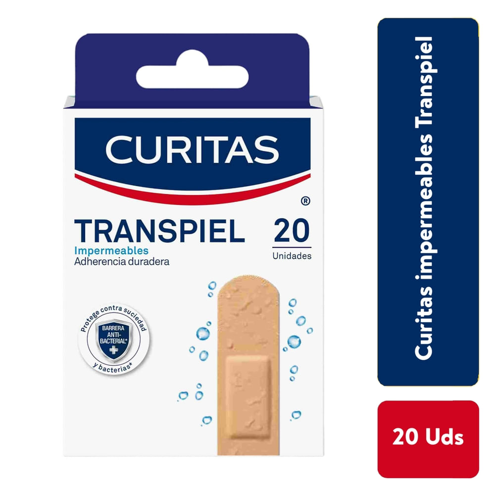 Impermeables Transpiel Curitas 20uds Unidad