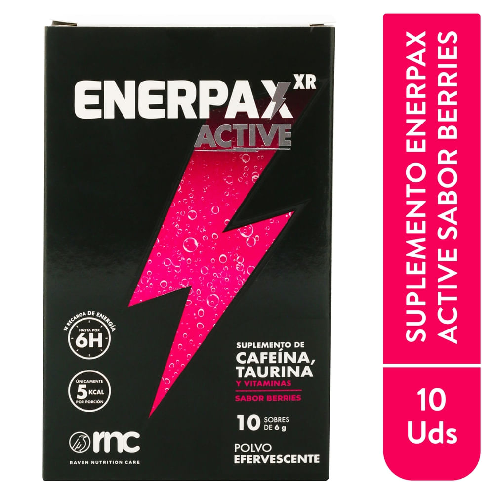Multivitamínicos, Suplementos & Sistema Óseo Raven Enerpax Rnc Active Berries 10 Sobres g