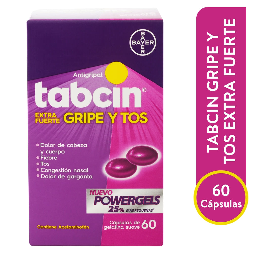 Tabcin Liq Gel Grip y Tos