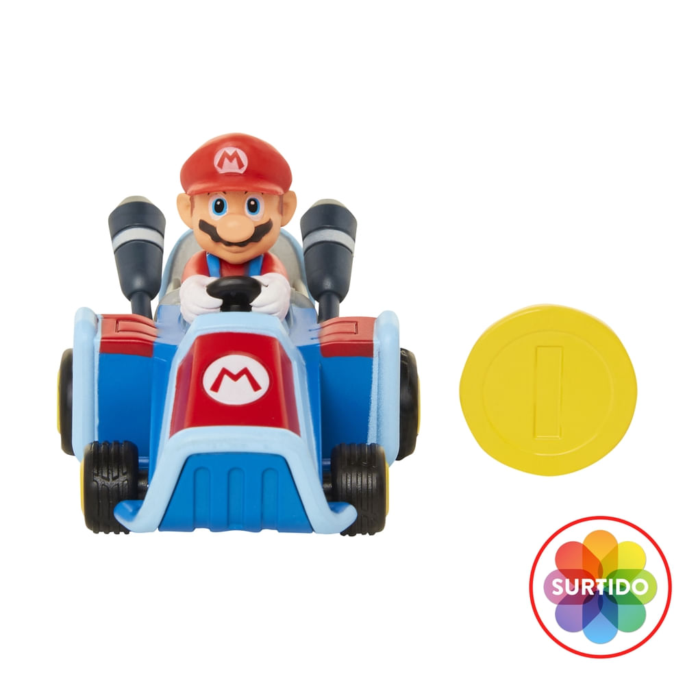 Figura de acción Mario Nintendo Kart racers wave surtidos