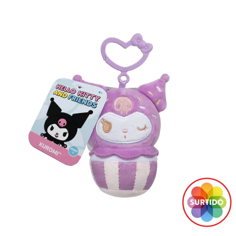 Peluche Hello Kitty con clip de 4 pulgadas