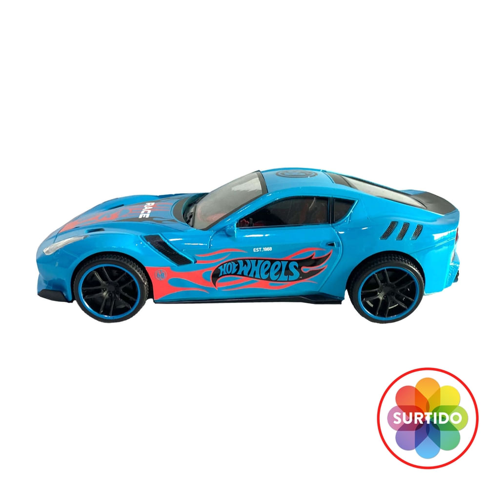 Vehiculo Hot Wheels fricción - 22 cm