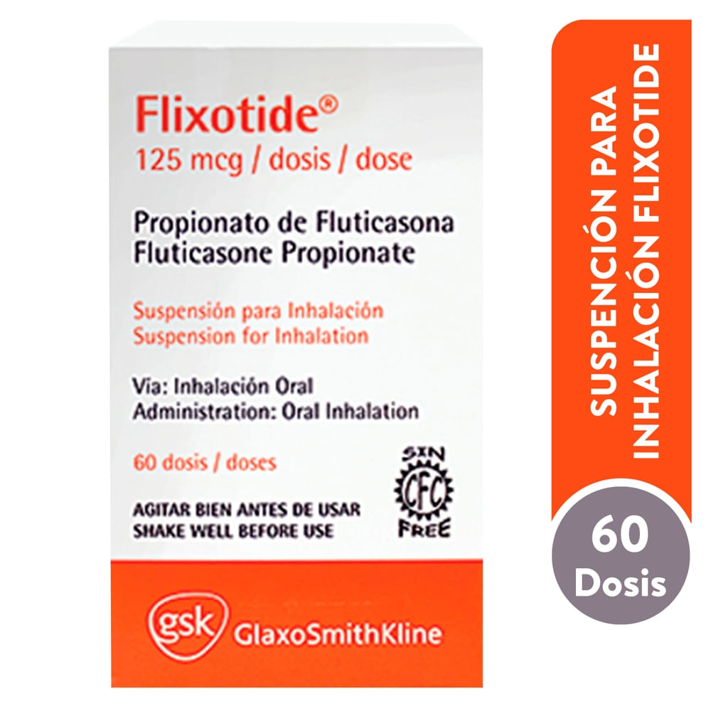 Inhalador Oral Glaxosmithkline Flixotide -60 dosis