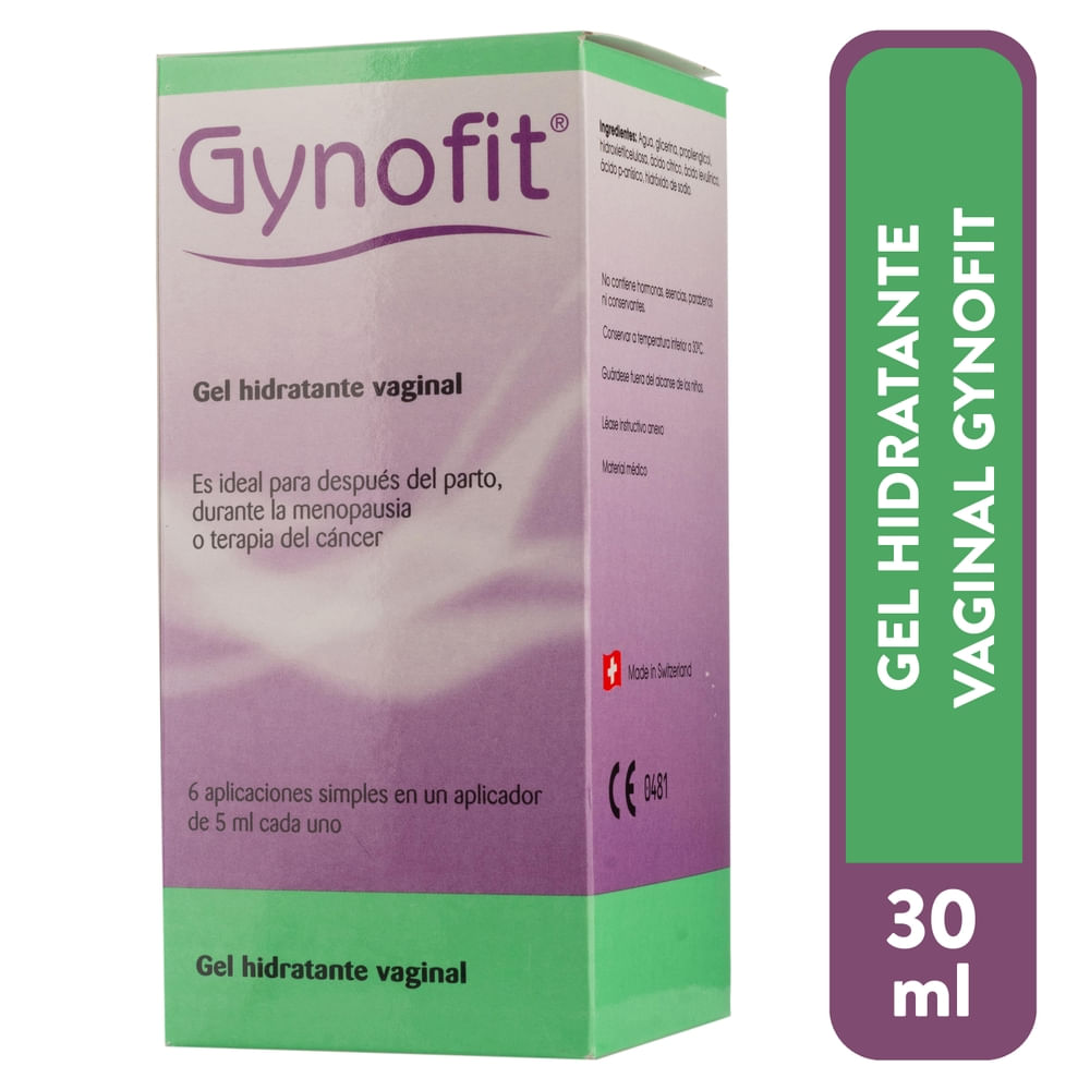 Gel hidratante vaginal Gynofit 5 ml caja 1 aplicador