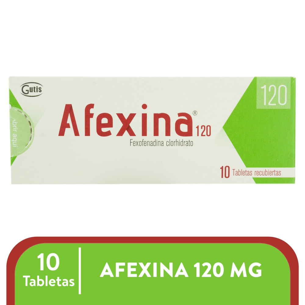 Afexina Gutis 120 Mg (precio por unidad)