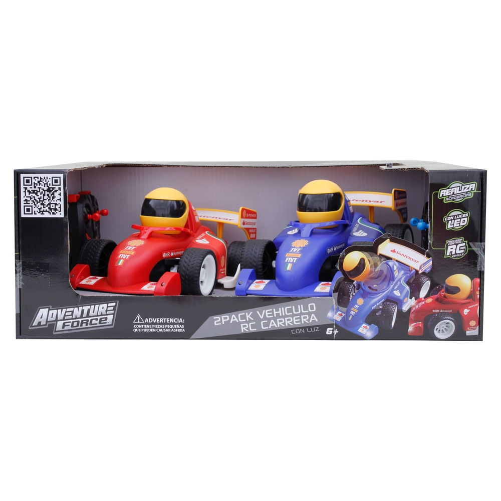 Pack de juguete Adventure Force vehículos de carrera a radio control